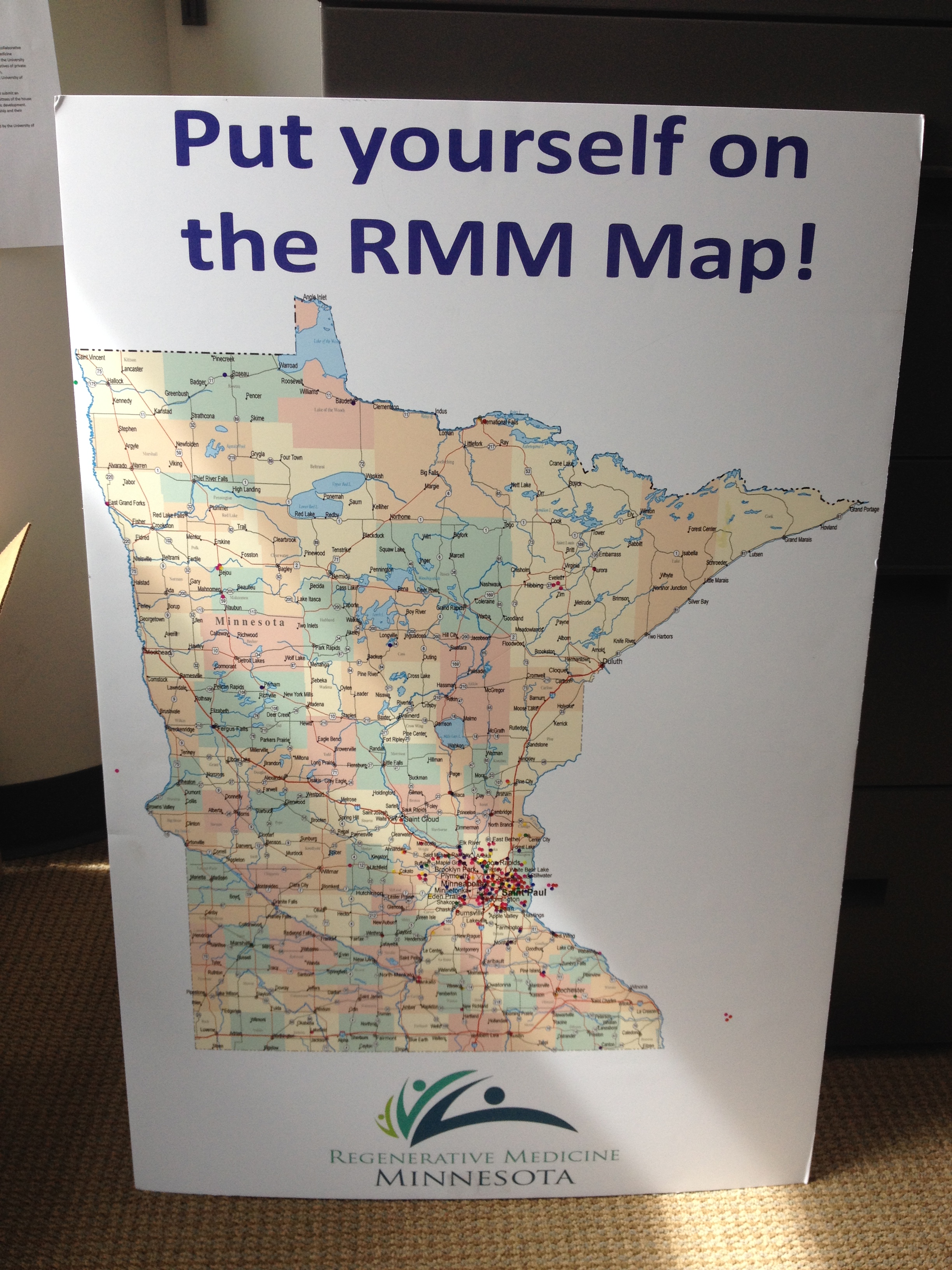 State Fair map showing Fairgoers' priority research targets.