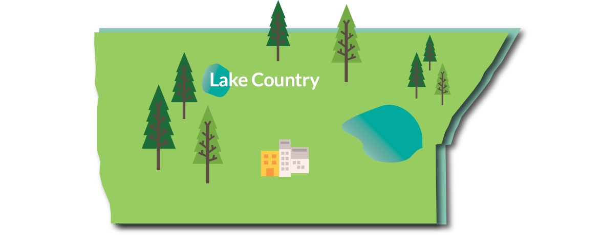 lake country map